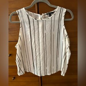Banana Republic Striped Linen Tank Top - M